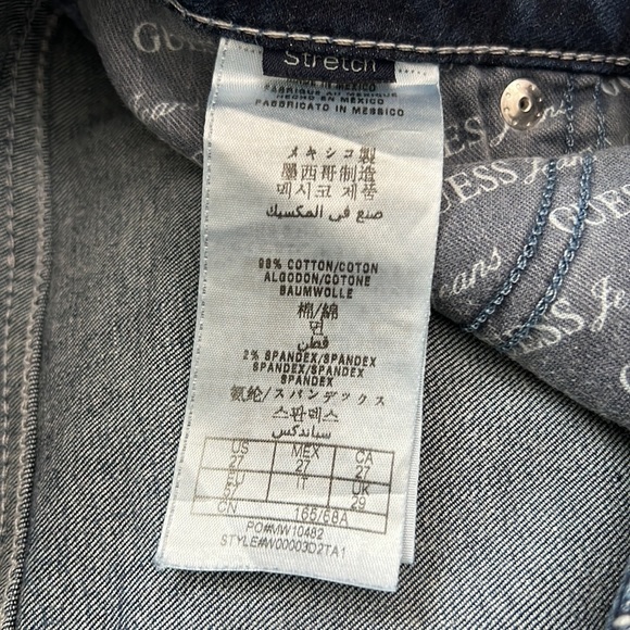 Guess Women Beverly Slim Leg Zipper Ankle Jeans Sz 27 - Picture 9 of 9